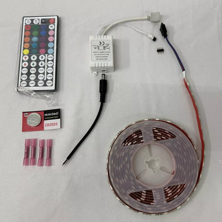 12 Volt Automotive & Marine LED Strip (RGB) W/ Remote. Multi Color Light Kit - Sound Authority