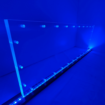 Sound Authority Plexiglass - 30" x 10" Blank Acrylic Window For Subwoofer Box