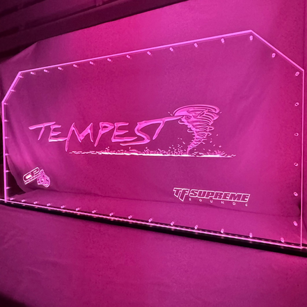 Sound Authority Plexiglass - 36" x 24" 3D Engraved Acrylic Window For Subwoofer Box