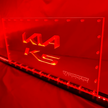 Sound Authority Plexiglass - 20" x 10" 3D Engraved Acrylic Window For Subwoofer Box