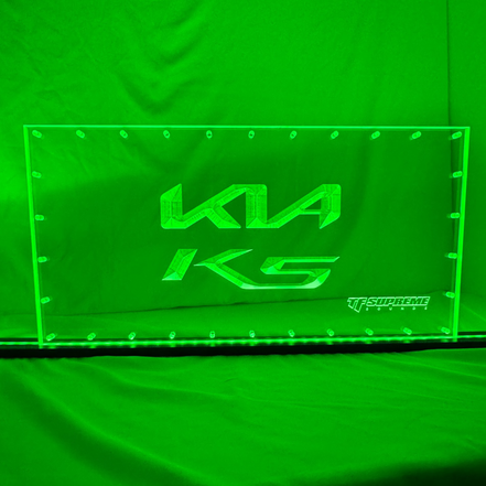 Sound Authority Plexiglass - 20" x 10" 3D Engraved Acrylic Window For Subwoofer Box