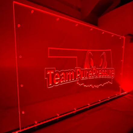 Sound Authority Plexiglass - 36" x 24" 3D Engraved Acrylic Window For Subwoofer Box