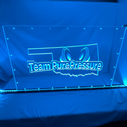 Sound Authority Plexiglass - 36" x 24" 3D Engraved Acrylic Window For Subwoofer Box