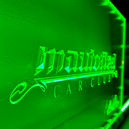 Sound Authority Plexiglass - 20" x 10" 3D Engraved Acrylic Window For Subwoofer Box