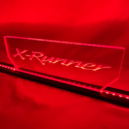 Sound Authority Plexiglass - 15" x 5" 3D Engraved Acrylic Window For Subwoofer Box