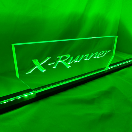 Sound Authority Plexiglass - 15" x 5" 3D Engraved Acrylic Window For Subwoofer Box