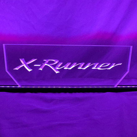 Sound Authority Plexiglass - 15" x 5" 3D Engraved Acrylic Window For Subwoofer Box