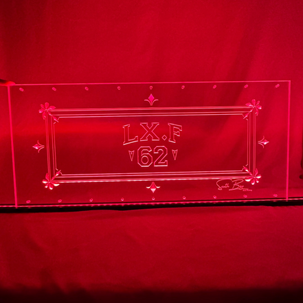 Sound Authority Plexiglass - 30" x 15" 3D Engraved Acrylic Window For Subwoofer Box