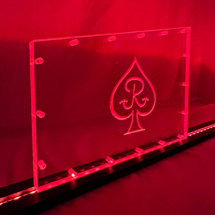 Sound Authority Plexiglass - 8" x 8" 3D Engraved Acrylic Window For Subwoofer Box