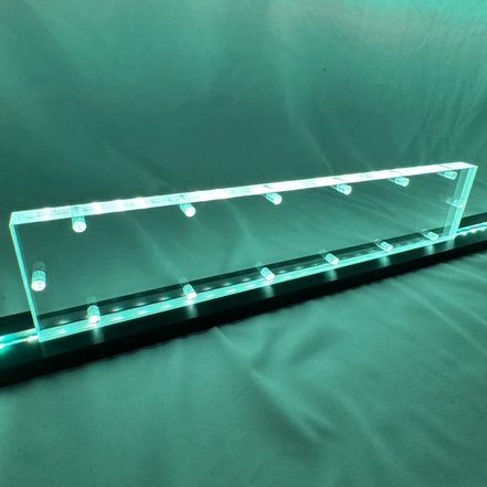 Sound Authority Plexiglass - 15" x 3" Blank Acrylic Window For Subwoofer Box