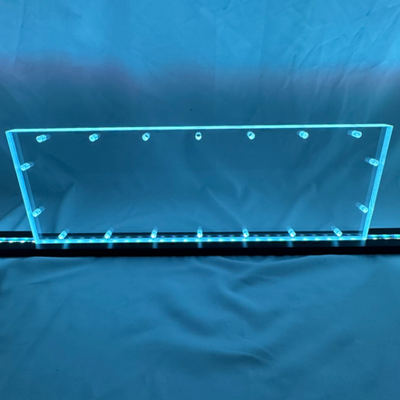 Sound Authority Plexiglass - 18" x 6" Blank Acrylic Window For Subwoofer Box