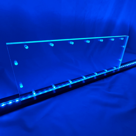 Sound Authority Plexiglass - 18" x 6" Blank Acrylic Window For Subwoofer Box