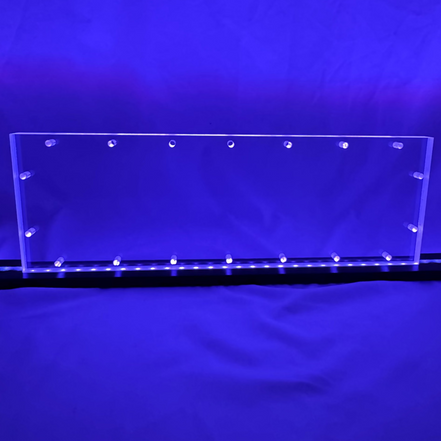 Sound Authority Plexiglass - 18" x 6" Blank Acrylic Window For Subwoofer Box