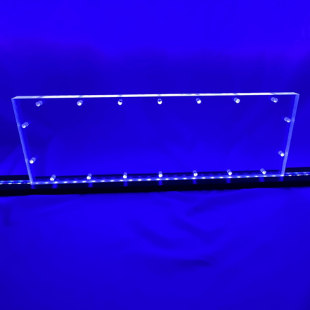 Sound Authority Plexiglass - 18" x 6" Blank Acrylic Window For Subwoofer Box