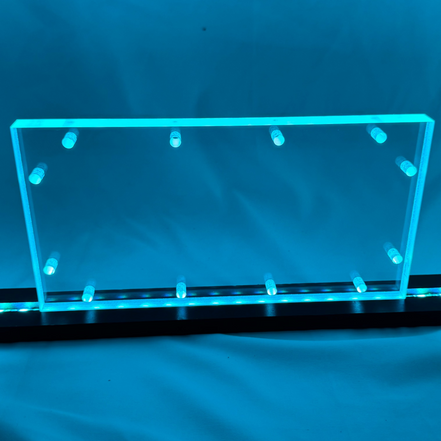 Sound Authority Plexiglass - 10" x 5" Blank Acrylic Window For Subwoofer Box