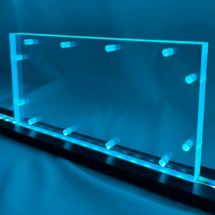 Sound Authority Plexiglass - 10" x 5" Blank Acrylic Window For Subwoofer Box