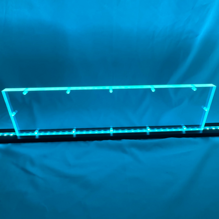 Sound Authority Plexiglass - 20" x 5" Blank Acrylic Window For Subwoofer Box