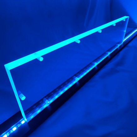 Sound Authority Plexiglass - 20" x 5" Blank Acrylic Window For Subwoofer Box