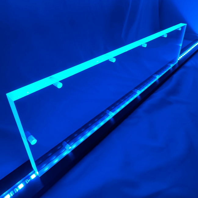 Sound Authority Plexiglass - 20" x 5" Blank Acrylic Window For Subwoofer Box