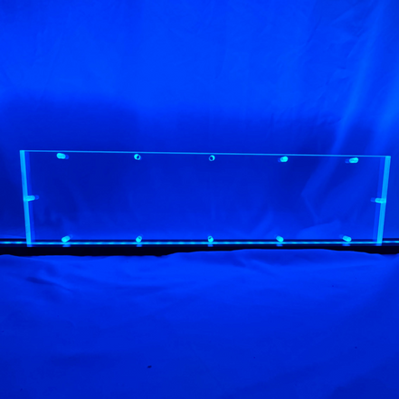 Sound Authority Plexiglass - 20" x 5" Blank Acrylic Window For Subwoofer Box