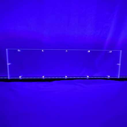 Sound Authority Plexiglass - 20" x 5" Blank Acrylic Window For Subwoofer Box