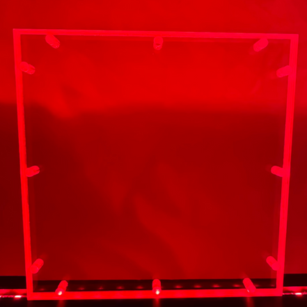 Sound Authority Plexiglass - 8" x 8" Blank Acrylic Window For Subwoofer Box