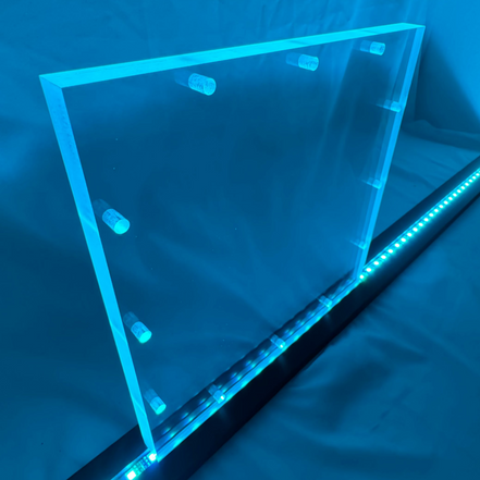 Sound Authority Plexiglass - 10" x 10" Blank Acrylic Window For Subwoofer Box