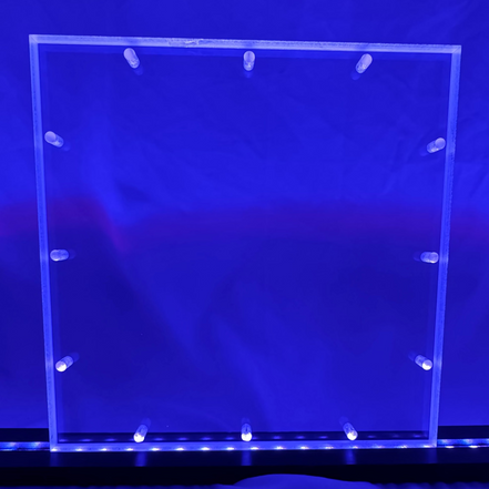 Sound Authority Plexiglass - 10" x 10" Blank Acrylic Window For Subwoofer Box