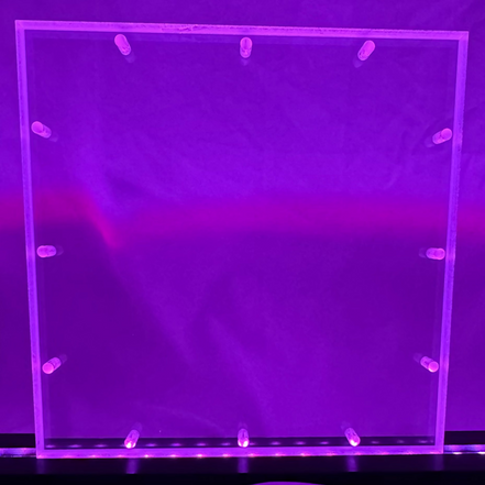 Sound Authority Plexiglass - 10" x 10" Blank Acrylic Window For Subwoofer Box