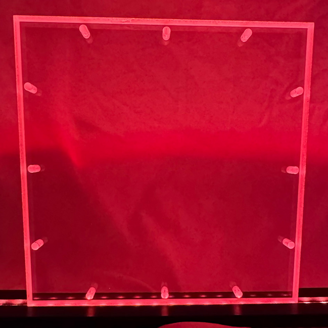 Sound Authority Plexiglass - 10" x 10" Blank Acrylic Window For Subwoofer Box