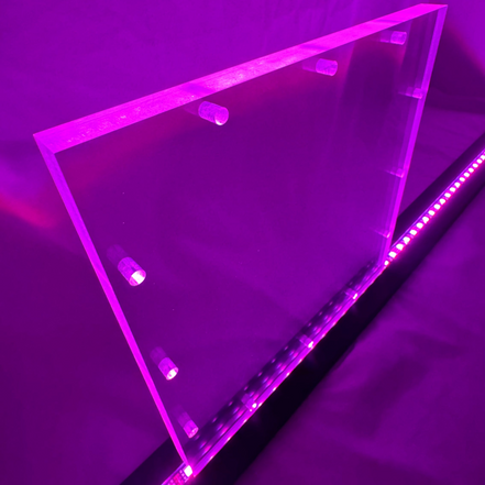 Sound Authority Plexiglass - 10" x 10" Blank Acrylic Window For Subwoofer Box