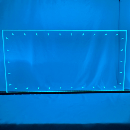 Sound Authority Plexiglass - 32" x 16" Blank Acrylic Window For Subwoofer Box