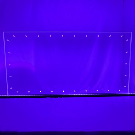 Sound Authority Plexiglass - 32" x 16" Blank Acrylic Window For Subwoofer Box