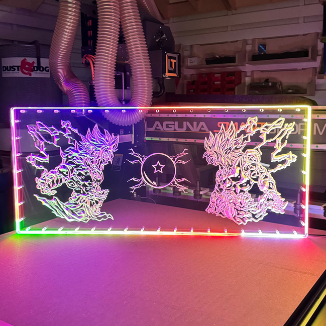 Custom size Sound Authority Plexiglass - 3D Engraved Acrylic Window For Subwoofer Box