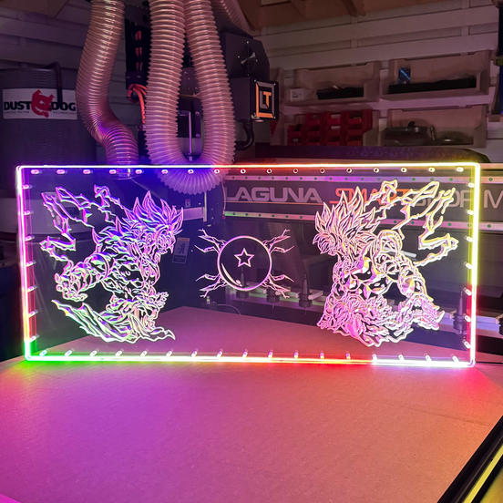 Custom size Sound Authority Plexiglass - 3D Engraved Acrylic Window For Subwoofer Box