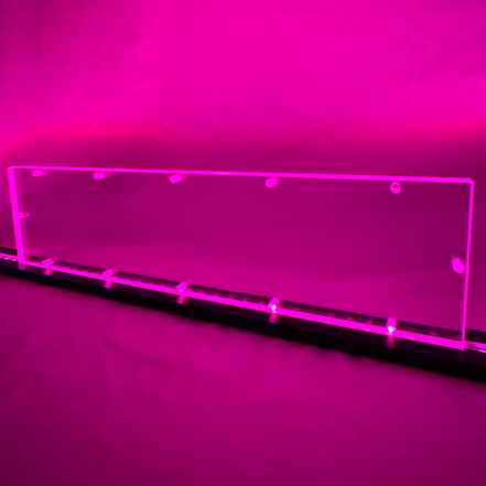 Sound Authority Plexiglass - 20" x 5" Blank Acrylic Window For Subwoofer Box