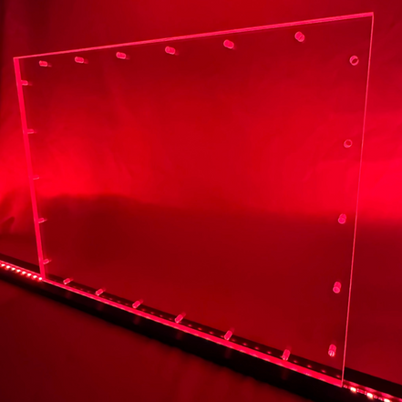 Sound Authority Plexiglass - 20" x 15" Blank Acrylic Window For Subwoofer Box