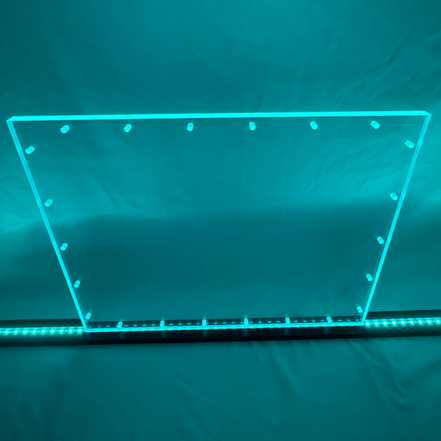 Sound Authority Plexiglass - 20" x 15" Blank Acrylic Window For Subwoofer Box