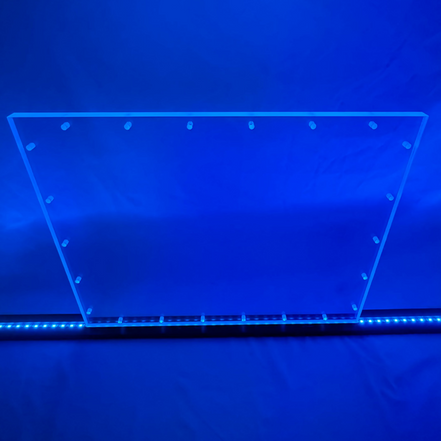 Sound Authority Plexiglass - 20" x 15" Blank Acrylic Window For Subwoofer Box