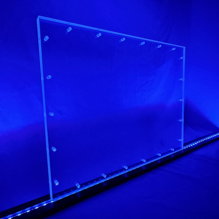 Sound Authority Plexiglass - 20" x 15" Blank Acrylic Window For Subwoofer Box