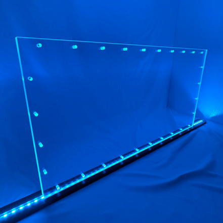 Sound Authority Plexiglass - 30" x 15" Blank Acrylic Window For Subwoofer Box