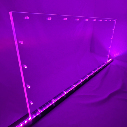 Sound Authority Plexiglass - 30" x 15" Blank Acrylic Window For Subwoofer Box