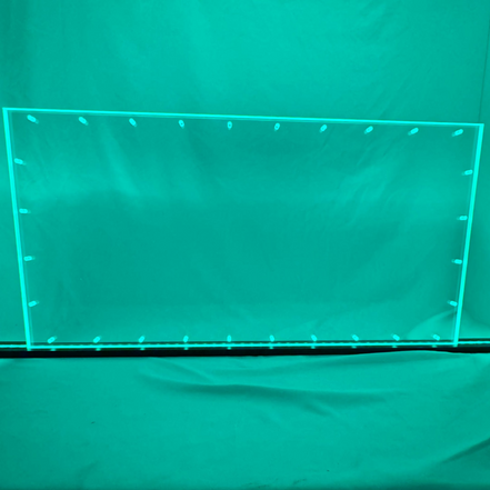 Sound Authority Plexiglass - 30" x 15" Blank Acrylic Window For Subwoofer Box