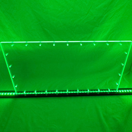 Sound Authority Plexiglass - 24" x 12" Blank Acrylic Window For Subwoofer Box