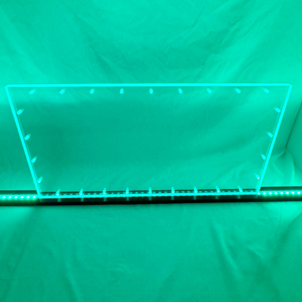Sound Authority Plexiglass - 24" x 12" Blank Acrylic Window For Subwoofer Box