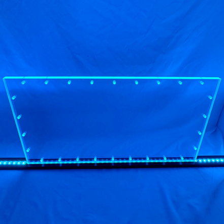 Sound Authority Plexiglass - 24" x 12" Blank Acrylic Window For Subwoofer Box