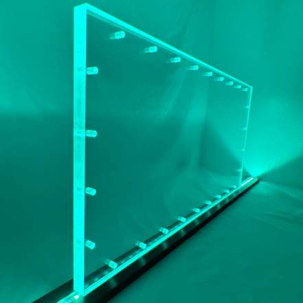 Sound Authority Plexiglass - 24" x 12" Blank Acrylic Window For Subwoofer Box