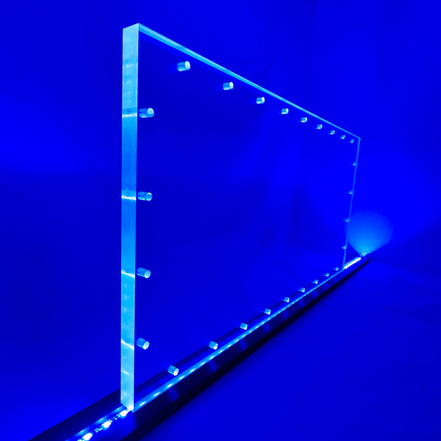 Sound Authority Plexiglass - 24" x 12" Blank Acrylic Window For Subwoofer Box