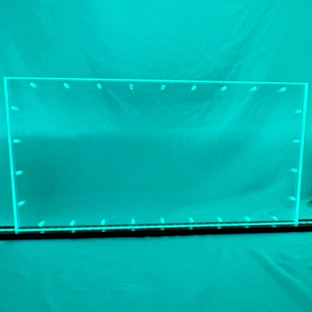 Sound Authority Plexiglass - 24" x 12" Blank Acrylic Window For Subwoofer Box