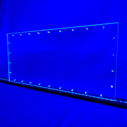 Sound Authority Plexiglass - 24" x 12" Blank Acrylic Window For Subwoofer Box